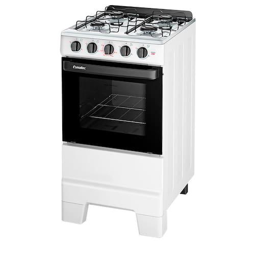 FOGAO 4 BOCAS ESMALTEC IDEAL MASTER 4124 BRANCO