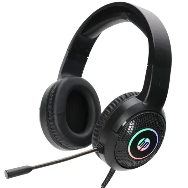 FONE C/ MICROFONE GAMER HP P2+USB H500 PRETO