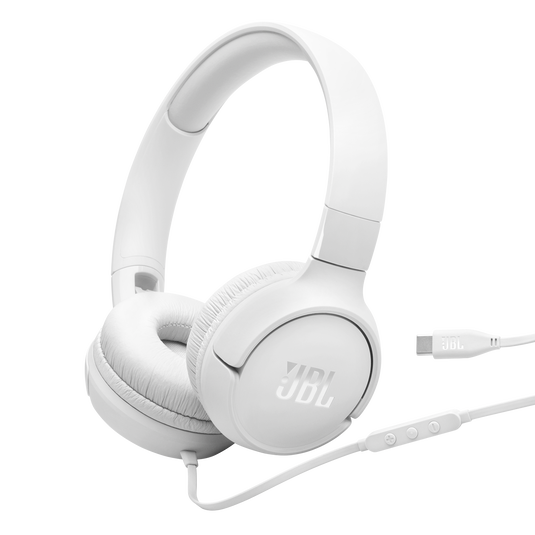 FONE DE OUVIDO USB-C JBL TUNE 520C BRANCO