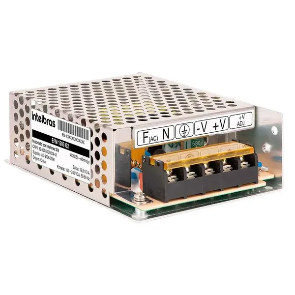 FONTE COLMEIA AC/DC 12.8V 3A EFM 1203 G2 INTELBRAS