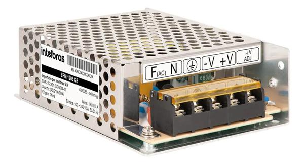 FONTE COLMEIA AC/DC 12.8V 3A EFM 1203 INTELBRAS