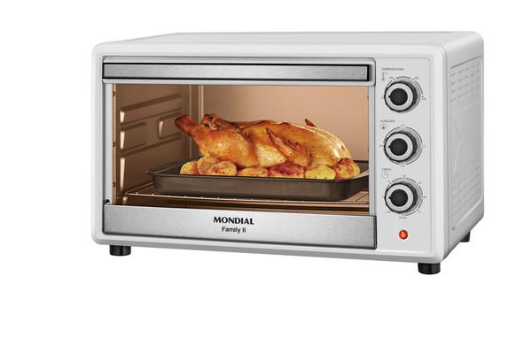 FORNO ELETRICO 42L 1600W 127V FAMILY II FRN42 MONDIAL BR/INX