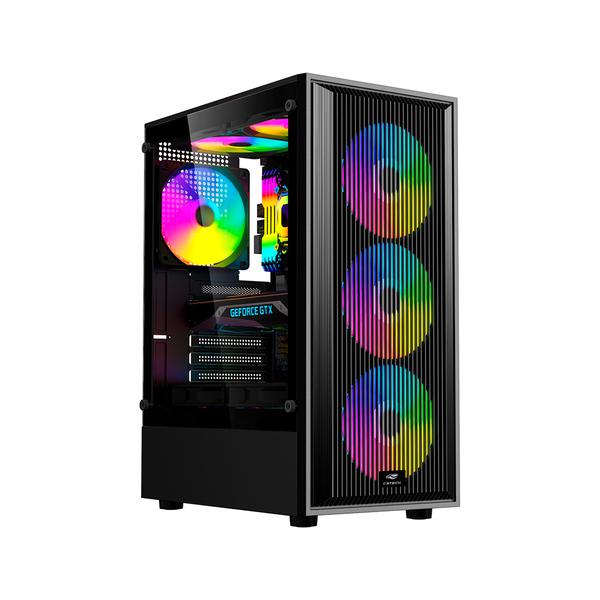 GABINETE GAMER MT-G120BK S/ FONTE PRETO C3TECH