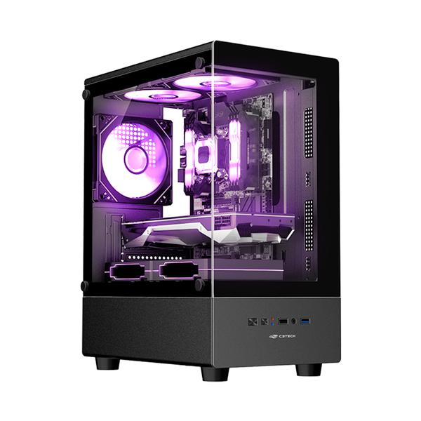 GABINETE GAMER MT-G150BK S/ FONTE PRETO C3TECH