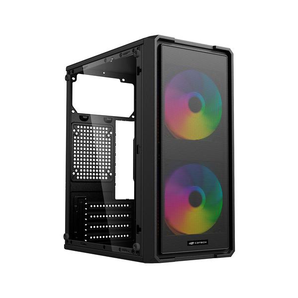 GABINETE GAMER MT-G40BK S/ FONTE PRETO C3TECH