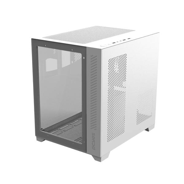 GABINETE PCYES FORCEFIELD VIDRO TEMPERADO BRANCO GFFWGP
