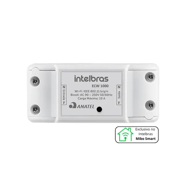 INTERRUPTOR CONTROLADOR SMART WIFI ECW 1000 INTELBRAS