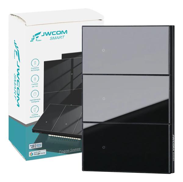 INTERRUPTOR INTELIGENTE 3 TECLAS ZIGBEE SA-ZB217C-PT JWCOM