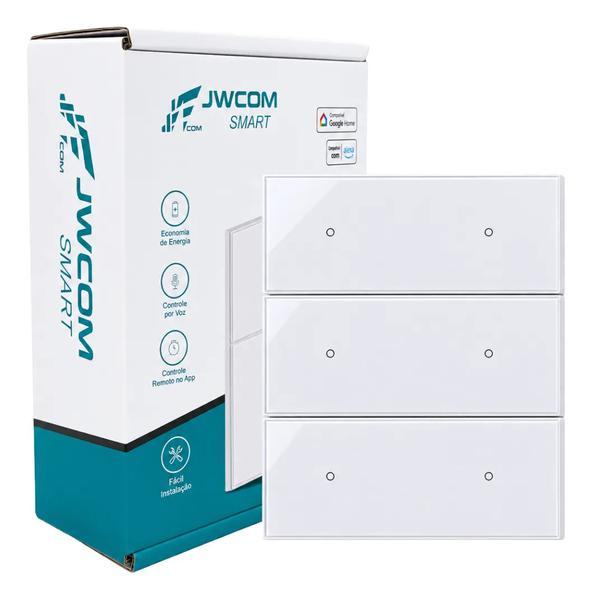INTERRUPTOR INTELIGENTE 6 TECLAS ZIGBEE SA-ZB417F-PT JWCOM