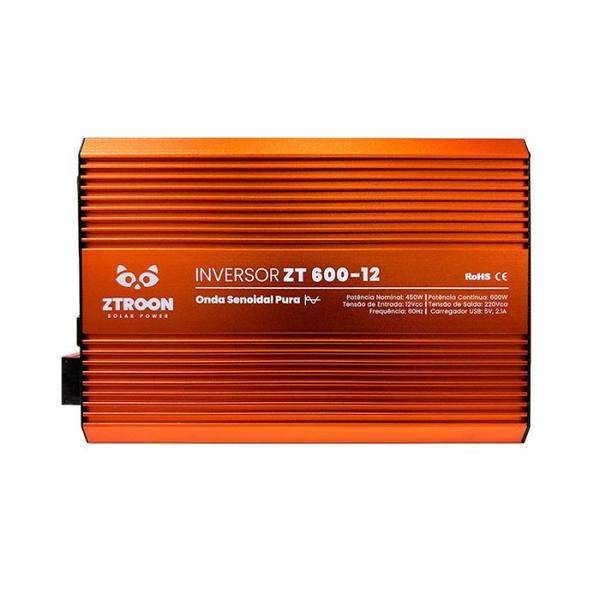 INVERSOR OFF GRID ZTROON 600W 12/220V ZT600-12