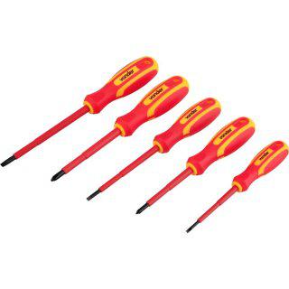 JOGO CHAVES DE FENDA/PHILIPS ISOLADAS 5 PÇS IEC60900 VONDER