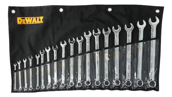 JOGO DE CHAVES COMBINADAS 18 PÇS DWMT45429 DEWALT