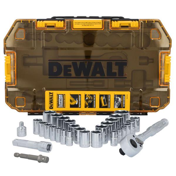 KIT DE FERRAMENTAS MECANICAS 30 PÇS DEWALT DWMT45412