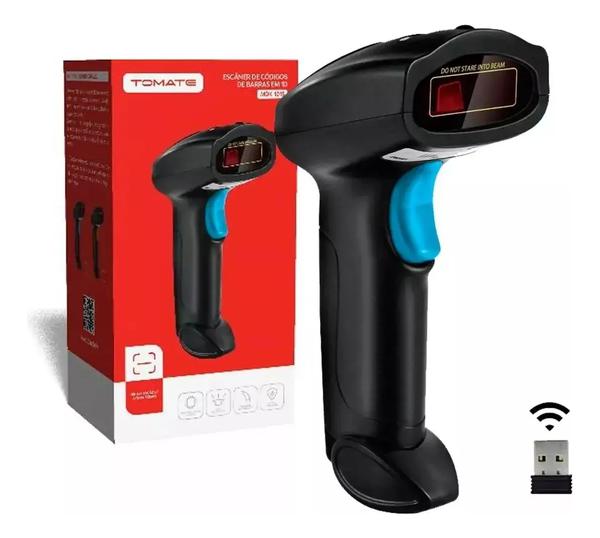 LEITOR CODIGO DE BARRAS S/ FIO 2D MDK-1025 TOMATE