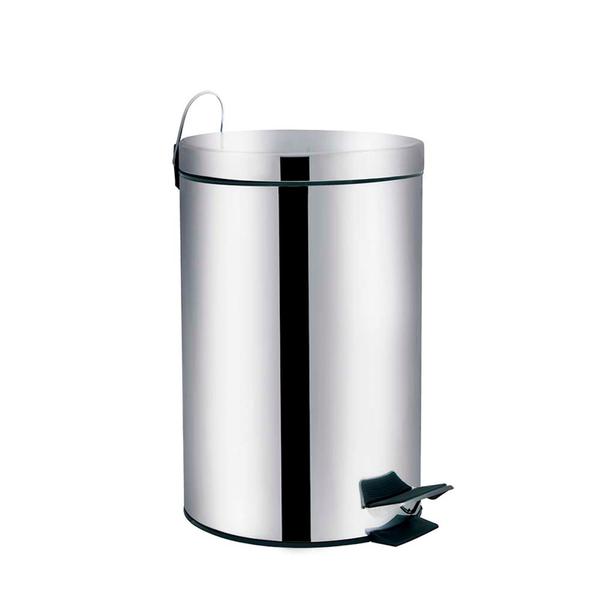 LIXEIRA C/ PEDAL 3L MOR AGATA INOX