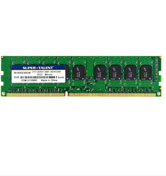 MEMORIA PC SERVIDOR DDR3 8GB 1600MHZ ECC SUPERTALENT