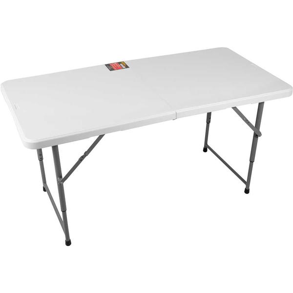 MESA DOBRAVEL RETANGULAR 120CM BRANCA VONDER