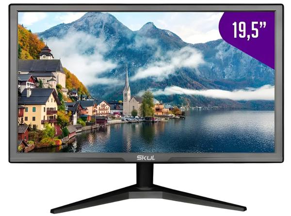 MONITOR LED 19.5" VGA+HDMI OFFICE SM1955MS PRETO SKUL