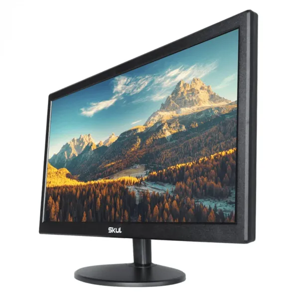 MONITOR LED 21.5" FHD VGA+HDMI OFFICE SM2155MS PRETO SKUL