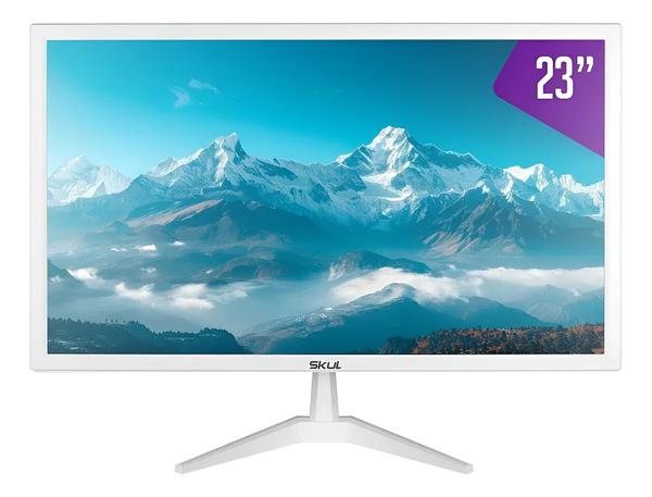 MONITOR LED 23" FHD 5MS VGA+HDMI OFFICE SM235MSY BRANCO SKUL