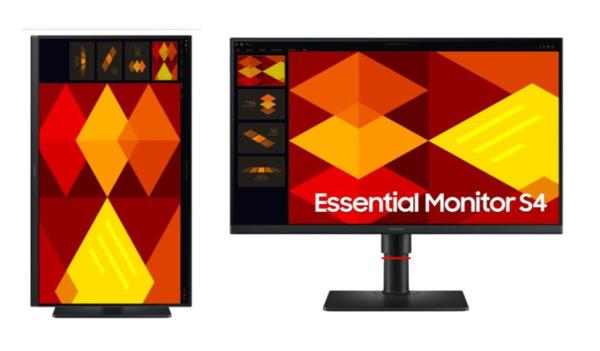 MONITOR SAMSUNG S4 24" FHD IPS 100HZ LS24D400 REG. ALTURA