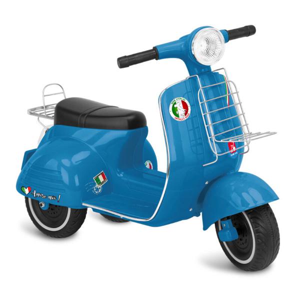 MOTO ELETRICA SCOOTER BANDERETTA ITALIA 6V BANDEIRANTE
