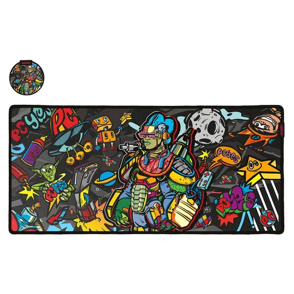 MOUSE PAD GAMER PCYES 90X42CM APOLLO EXTENDED
