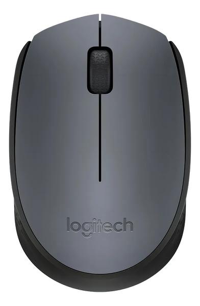 MOUSE SEM FIO LOGITECH M170 CINZA