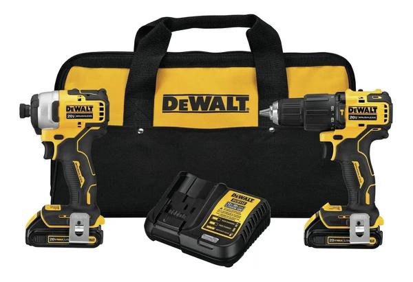 PARAFUSADEIRA/FURADEIRA IMPAC. COMBO 20V MAX DCK279D2 DEWALT