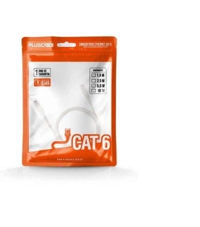 PATCH CORD CAT6 5M PC-ETH6U50 BRANCO PLUSCABLE