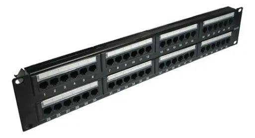PATCH PANEL CAT6 48 PORTAS 2U MPT