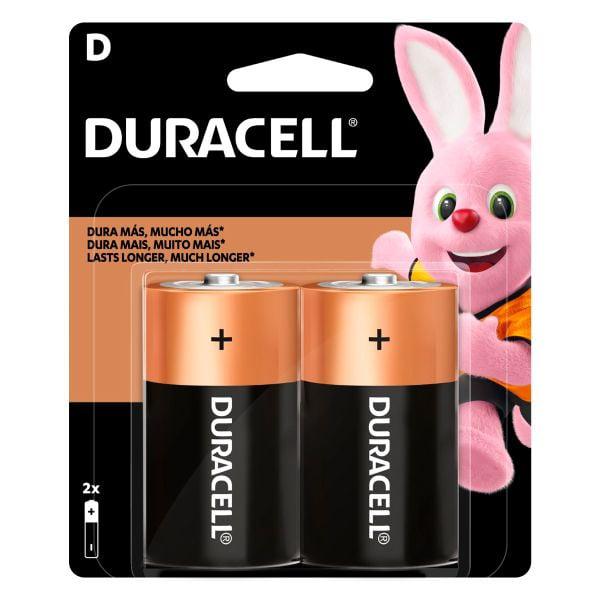 PILHA ALCALINA DURACELL D MN1300 C/ 2 UND