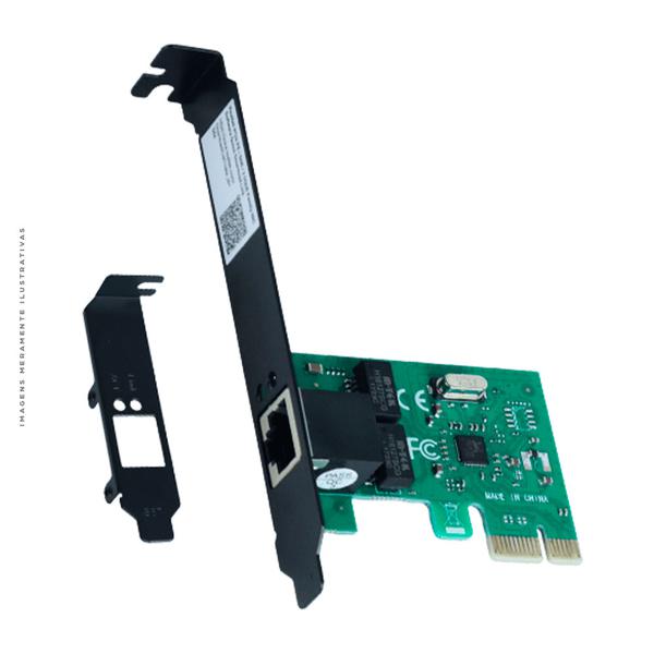 PLACA DE REDE RJ45 PCI-E GIGABIT 1 PORTA LC1000-1P PCYES