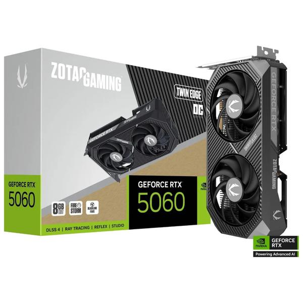 PLACA DE VIDEO GEFORCE RTX5060 8GB GDDR7 128BIT ZOTAC