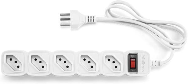 PROTETOR ELETRONICO C/5 TOMADAS 3M EPE 205+ BRANCO INTELBRAS