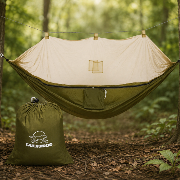 REDE C/ MOSQUETEIRO AMAZON 275X140CM VERDE NAUTIKA