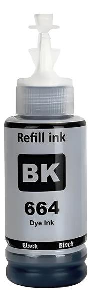REFIL COMPATIVEL EPSON T664 CORANTE PRETO 70ML
