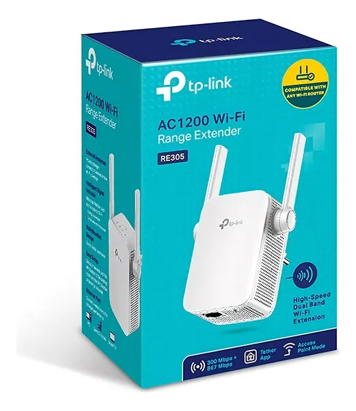 REPETIDOR WIRELESS TP-LINK AC1200 MESH RE305