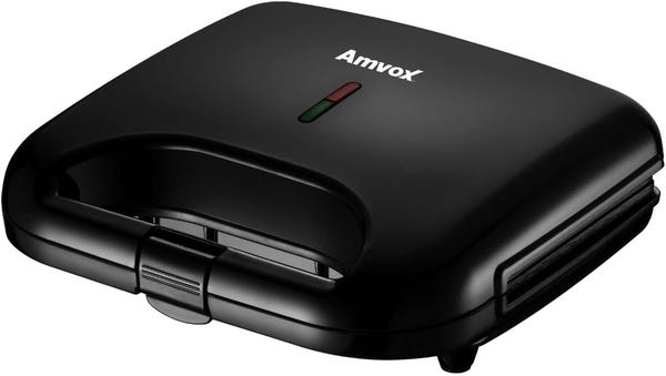 SANDUICHEIRA E GRILL AMVOX 750W AMS 370 PRETA