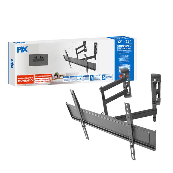 SUPORTE MULTI ARTICULADO P/ TV 32"-75" 079-0057 PIX