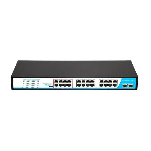 SWITCH POE 24P 10/100M 30W +2P SFP GIGA HOE3124P OTECH