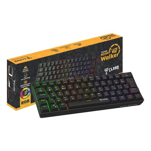 TECLADO GAMER MECANICO BRIGHT VIRTUS 60% GTC565 PRETO