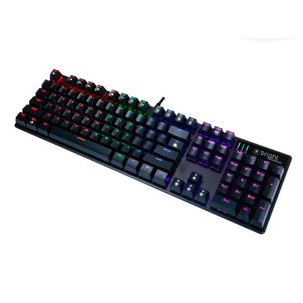 TECLADO GAMER MECANICO BRIGHT VIRTUS 60% GTC565 PRETO
