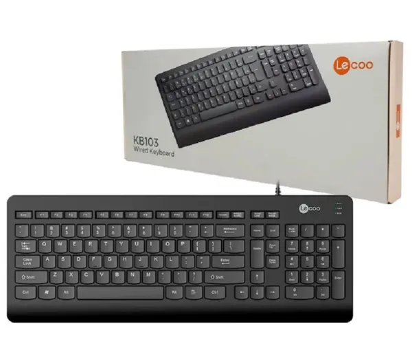 TECLADO USB LECOO KB103 PRETO