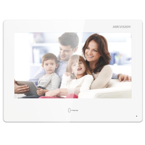 TELA VIDEO PORTEIRO IP 7" TOUCH DS-KH9310-WTE1 HIKVISION