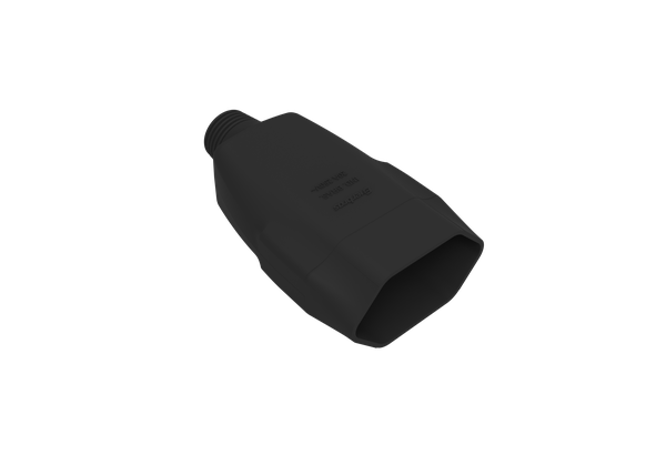 TOMADA MOVEL 2P 20A 250V PRETO 065-EP ENERBRAS