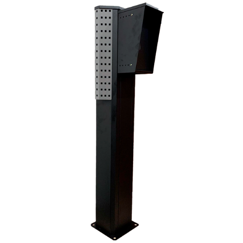 TOTEM P/ IDENTIFICACAO COM SUPORTE 1,60M METAL NOBRE MT-6000