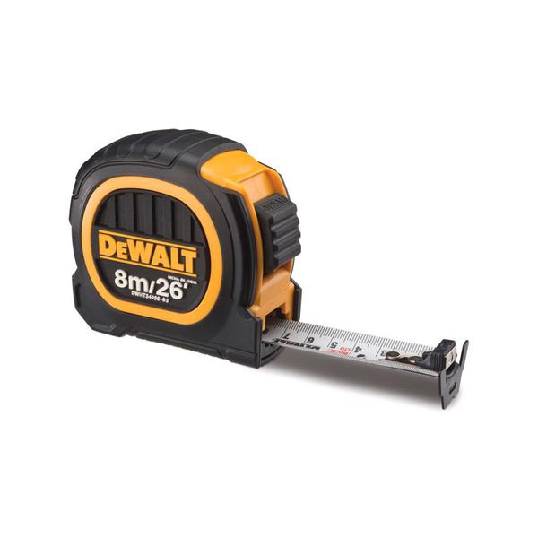 TRENA 8M/26" X 25MM EMBORRACHADA DWHT34196L DEWALT