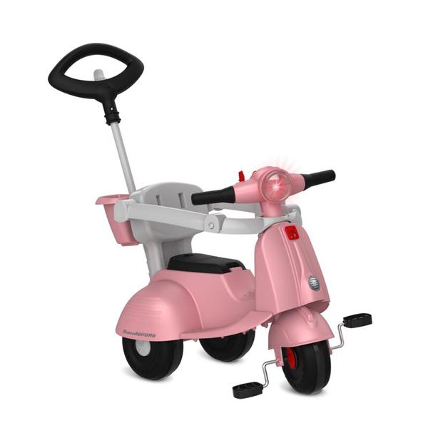 TRICICLO BANDERETTA PASSEIO/PEDAL ROSA BANDEIRANTE