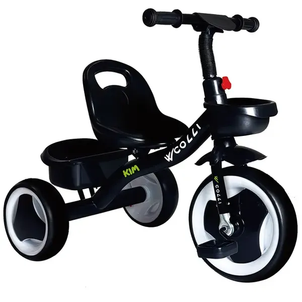 TRICICLO KIM C/ CESTINHA PRETO FOSCO 94-11D COLLI